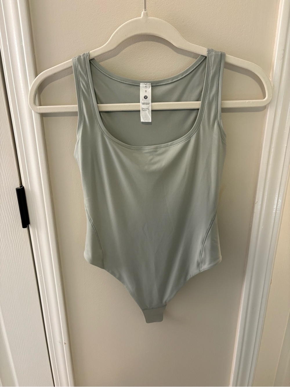 Lululemon muted green body suit XS